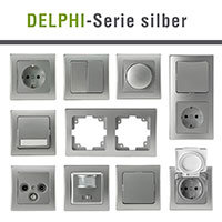 Delphi Schalter silber