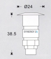 Synergy 21 LED Bodeneinbaustrahler ARGOS rund in-G-A IP67 ww