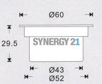 Synergy 21 LED Bodeneinbaustrahler ARGOS rund in-G IP67 ww