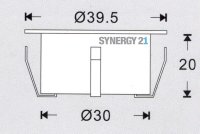 Synergy 21 Bodeneinbaustrahler ARGOS rund minimax IP67 RGB V2