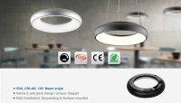Synergy 21 LED Rundleuchte Donut nw silber 25w