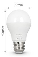 Synergy 21 LED Retrofit E27  6W RGB-WW Lampe mit Funk und WLAN *Milight/Miboxer*