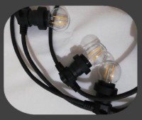 Synergy 21 LED Retrofit E27 Tropfenlampe G45 ww 1,5 Watt für Lichterkette
