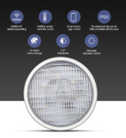 Synergy 21 LED LoRa (433MHZ) PAR56 Pool Light 27W RGB+CCT *Milight/Miboxer*