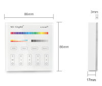 Synergy 21 LED Fernbedienung Smart Panel RGB-WW (RGB-CCT) 4 Zonen *Milight/Miboxer*