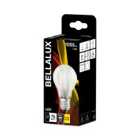 BELLALUX E27 LED Birne 7,5W A75 Filament matt warmweiss...