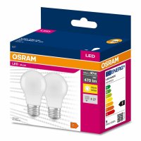 OSRAM LED VALUE CLASSIC A 40 4.9W E27 Lampe 470lm 3000K...