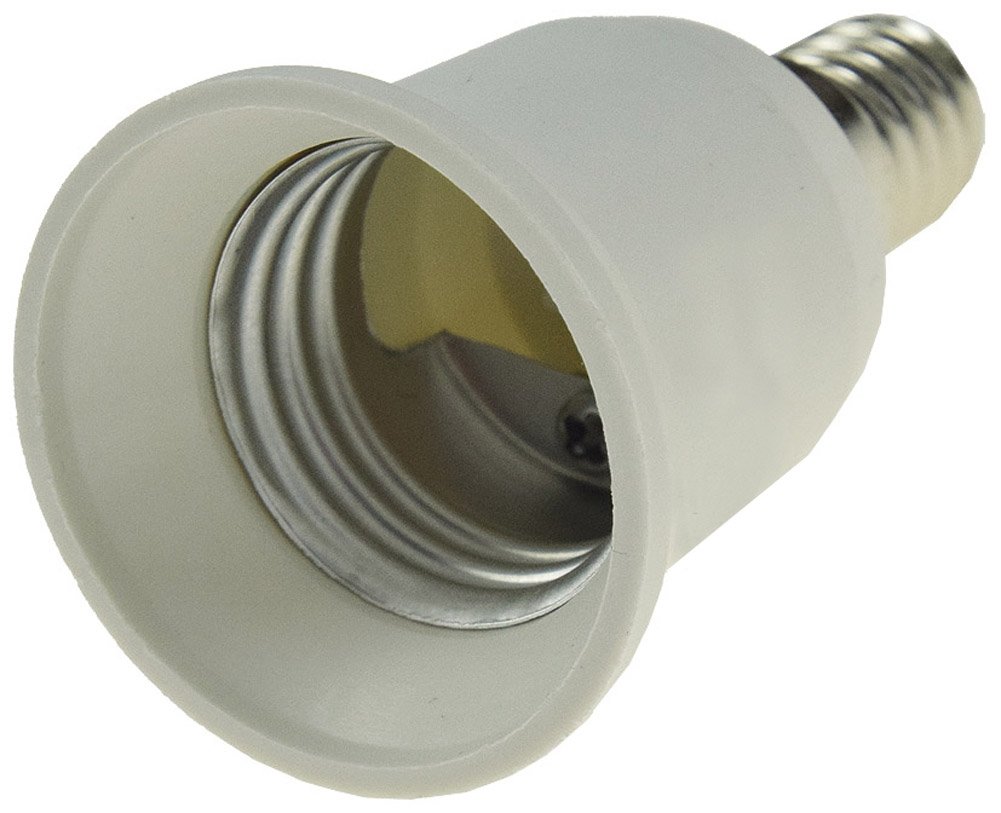 Adapter Für Glühlampen Von E27 Auf E14 Adapter von E14 auf E27 (Sockelvergrößerung)