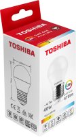 Toshiba LED Tropfen Lampe E27 4.7W 3000K 470Lm wie 40W...