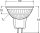 LEDVANCE LED MR16 6.5W/827 GU5.3 Spot, Strahler 630lm 2700K warmweiss wie 50W 4099854103582