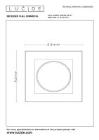 Lucide RECESSED WALL DIMMER NL Dimmer Weiß 50000/00/31