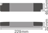 LEDVANCE LED Treiber DALI SUPERIOR -45/220-240/24 dimmbar...