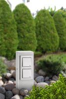 LCD Steckdosensäule 4-fach Steckdosen...