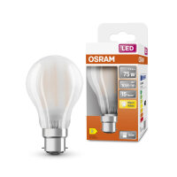 OSRAM LED Lampe Retrofit CLASSIC A 7.5W 827 Frosted B22d Warmweiss 4058075592735