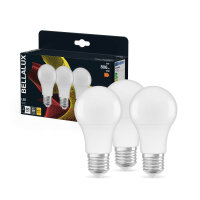 3er Pack BELLALUX LED Lampe CLA 8W 827 Frosted E27...