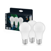 3er Pack BELLALUX LED Lampe CLA 8W 840 Frosted E27...