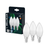 3er Pack BELLALUX LED Lampe CLB 4.9W 840 Frosted E14...