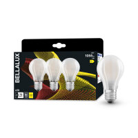 3er Pack BELLALUX LED Lampe CLA 7.5W 827 Frosted E27...