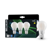 3er Pack BELLALUX LED Lampe CLA 7.5W 840 Frosted E27...