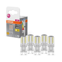 5er Pack OSRAM LED Lampe BASE PIN G9 2.6W 827 Clear G9...