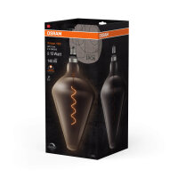 OSRAM LED Lampe Vintage 1906 Big Special Shapes 4W 818 Smoke E27 Dimmbar Warmweiss 4058075761018