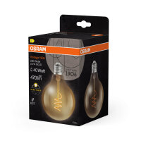 OSRAM LED Lampe Vintage 1906 CLASSIC GLOBE 3.4W 827 Gold E27 Warmweiss 4058075836549