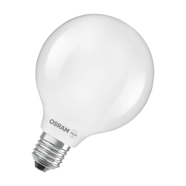 OSRAM LED Lampe LAMPS ENERGY CLASS A höchste Energieeffizienzklasse A Filament CLASSIC Globe 5W 827 Frosted E27 Warmweiss 4058075839540