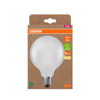 OSRAM LED Lampe LAMPS ENERGY CLASS A höchste Energieeffizienzklasse A Filament CLASSIC Globe 5W 827 Frosted E27 Warmweiss 4058075839540