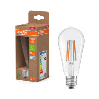 OSRAM LED Lampe LAMPS ENERGY CLASS A höchste Energieeffizienzklasse A Filament CLASSIC Edison 5W 840 Clear E27 Neutralweiss 4058075839786