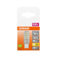 OSRAM LED Lampe PIN G9 4.9W 827 Clear G9 Warmweiss 4058075840522