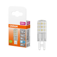 OSRAM LED Lampe PIN G9 4.9W 840 Clear G9 Neutralweiss...