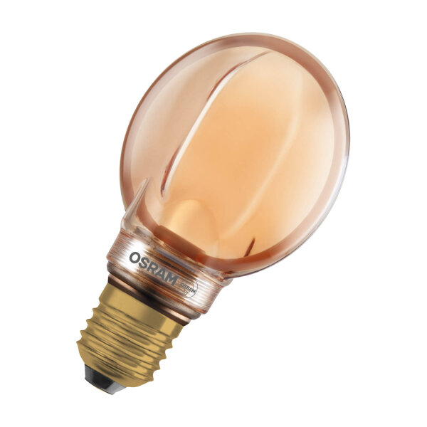 OSRAM LED Lampe VINTAGE 1906 CLASSIC GLOBE O - SHAPE Filament 4W 818 Gold E27 Dimmbar Warmweiss 4058075846067