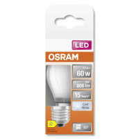 OSRAM LED Lampe Retrofit CLASSIC P 5.5W 840 Frosted E27 Neutralweiss 4099854115554