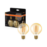 2er Pack OSRAM LED Lampe Vintage 1906 CLASSIC Globe 7.2W...