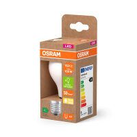 OSRAM LED Lampe LAMPS ENERGY CLASS A höchste Energieeffizienzklasse A Filament CLASSIC A 7.2W 827 Frosted E27 Warmweiss 4099854236877