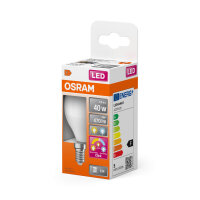 OSRAM LED Lampe Relax, Active and Sleep CLASSIC P 4.9W 827/840 Frosted E14 3x click Tunable White, Kalt-zu-Warm-Farbwechsel 4099854240720
