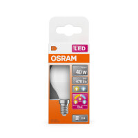 OSRAM LED Lampe Relax, Active and Sleep CLASSIC P 4.9W 827/840 Frosted E14 3x click Tunable White, Kalt-zu-Warm-Farbwechsel 4099854240720