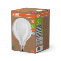 OSRAM LED Lampe LAMPS ENERGY CLASS A höchste Energieeffizienzklasse A Filament CLASSIC Globe 3.8W 840 Frosted E27 Neutralweiss 4099854246319