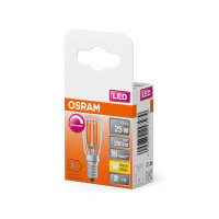 OSRAM LED Lampe SPECIAL T26 2.8W 827 Clear E14 Dimmbar Warmweiss 4099854247279