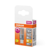 OSRAM LED Lampe PIN G9 4.4W 827 Clear G9 Dimmbar Warmweiss 4099854247583