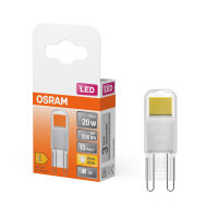 OSRAM LED Lampe PIN G9 1.8W 827 Clear G9 Warmweiss...