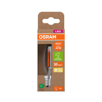 OSRAM LED Lampe CLASSIC B höchste Energieeffizienzklasse A 2.2W 827 Clear E14 Warmweiss 4099854255076