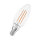 OSRAM LED Lampe CLASSIC B höchste Energieeffizienzklasse A 3.8W 827 Clear E14 Warmweiss 4099854255120