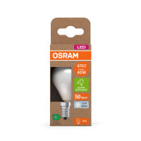 OSRAM LED Lampe CLASSIC P höchste Energieeffizienzklasse A 2.2W 840 Frosted E14 Neutralweiss 4099854255793