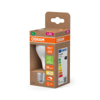 OSRAM LED Lampe CLASSIC A höchste Energieeffizienzklasse A 3.8W 827 Frosted E27 Dimmbar Warmweiss 4099854265501