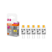 5er Pack OSRAM LED Lampe BASE PIN G4 12 V 1W 827 Clear G4...