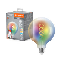 LEDVANCE LED Lampe SMART+WIFI Filament Globe RGBTW E27...