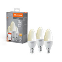 3er Pack LEDVANCE LED Lampe SMART+ WiFi Candle 230V FR...