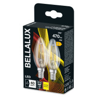 2er-Pack Bellalux E14 LED Lampe 4W 470Lm warmweiss 2700K wie 40W 4058075164895