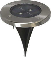 Ranex LED Solar Garten-Einbaustrahler rund